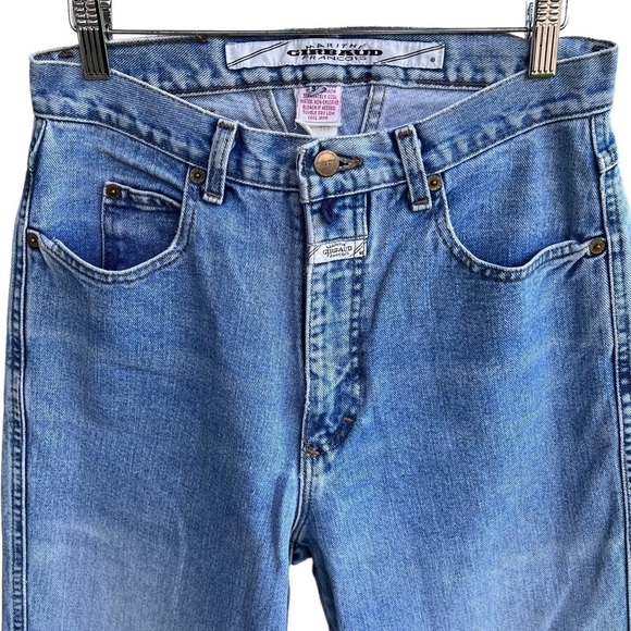 Vintage 90’s Marithe Francois Girbaud High Waist Tapered Mom Jeans 9/10 V Panel - Picture 3 of 15